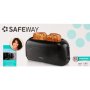 Safeway 4 Slice Toaster Black 1300W