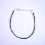 Hematite Gemstone Beaded Bracelet - Hematite