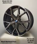 20" Bmw Fitment Alloy Rims 9J Front 10.5J Rear 5 120 Pcd