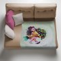 Happy Day Light Weight Fleece Blanket By Cherylin Louw