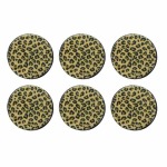 Animal Print Disc Pack Of 6