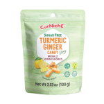 Corniche Sugar Free Turmeric Ginger Candy Lemon