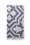 Turkish Bath Beach Towel - Tulip 85X160CM - Navy