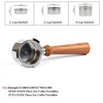 Coffee Accessories Portafilter Compatible For Delonghi F Red Wood