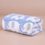 1PC Soft And Cozy Cartoon Elephant Pet Blanket For Dogs And Cats - Flannel Throw For Puppies And Kittens - Universal Size