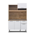 Yasmin Kitchen Set UK Oak + Snow White