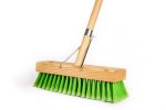 Mega Sweeper Soft Pvc Flagged Bristles Wooden Handle