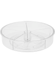 5 Compartment Round Storage Organizer - None None