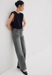 Wide High Jeans - Grey