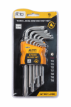 Torx Long Arm Key Set - 9 Piece T10-T50 165MM
