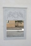 Distress Grey Embossed Urn Design 120X89.5CM