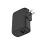 Belkin Boostcharge Hybrid Wall Charger 25W + Power Bank 5000MAH 2-IN-1 Portable Charger With Usb-c PD3.0 Port & Usb-a Port Dual-port Battery Pack