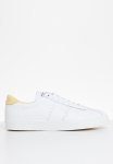 Superga 2843 Club S Leather Canvas - White Beige Gomme