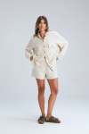 Corfu Classic Shirt - Stone - Large Long Sleeve