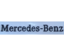 Mercedes Benz Letter Badge Black