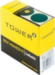 C25 Round Col. Code Labels - Green 25MM 125 Pack - 1 Roll