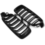 Double Slat Kidney Grills Bumper Grille Compatible With Bmw F30/F35 Front Grill 3 Series