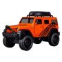 Jeep-style Toy With Roof Cargo Box & Oversized Tires - Orange