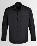OAKHURST Icon Woven Long Sleeve Shirt Black
