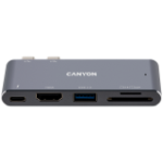 Canyon Hub DS-5 5IN1 Thunderbolt 3 4K Space Grey