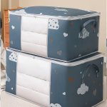 Large Capacity Multi-function Storage Bag With Handles - Dustproof & Moisture-resistant Odorless Non-woven Fabric Organizer For