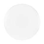 Jenna Clifford - Embossed Lines Charger - Whisper White