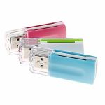USB 2.0 4 In 1 Universal All In One Card Reader Support Tf Sd Mmc Ms M2 Cf Card