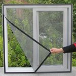 Easy-install Adhesive Mesh Window Screen - Anti-mosquito & Bug Protection For Home And Rv