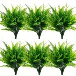 1 Bundle Artificial Plants Greenery Artificial Ferns Plastic Plants Bushes Artificial Fake Boston Fern Plants Plastic Plants For
