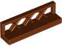 Parts Fence 1 X 4 X 1 3633 - Reddish Brown