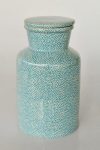 Blue Dot Jar With Lid 26X14CM