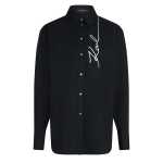 Signature Poplin Shirt -black