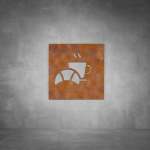Breakfast Sign - Rust - Powder Coated Aluminum