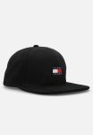 Tommy Hilfiger Tjm Heritage Flat Brim Cord Cap - Black