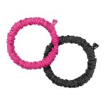 Adidas Hair Scrunchies - Black & Lucid Pink