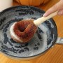 Sustainable Coconut Palm Dish Brush With Long Handle - Gentle On Surfaces Multi-Purpose Kitchen Cleaning Tool