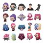 Kpop Shoe Charms Cute Idol Theme Shoe Decorations For Clogs Sandals 20PIECE
