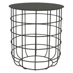 Grid Side Table - Saddlewood Ferro