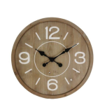 Round Natural Wood Wall Clock SGN2698