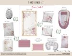 Cot Duvet Bedding Boho Flower Set