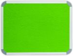 Parrot Info Board Aluminium Frame 1200 1000MM Lime Green
