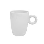 Standard Cafe Mug White W round Handle 340 Ml