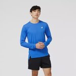 New Balance Men's Accelerate Long Sleeve - Marine Blue - Md