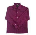 Prof Kid's Maroon Long Sleeve Shirt