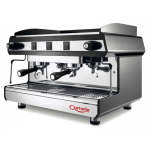 Tanya Commercial Espresso Machine - 2 Group / Aep Semi-automatic / Black / Inox