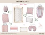 Cot Duvet Bedding Boho Pink Giraffe Set