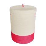 Lidded Laundry Basket - Pink