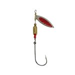 Pro Series Tiger Spinner 28G - Silver Blade Red - Basil Manning