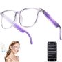 Kvsju Ai Smart Glasses With Chat Gpt Bluetooth Glasses With 150+ Translation Smart Glasses For Men&women Multifunctional Bluetoo