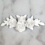 JP652 White Resin Flower Range